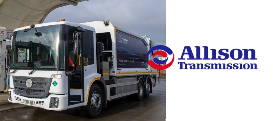 Allison Transmission Specified for UK’s First Hydrogen-Powered Refuse Collection Vehicle